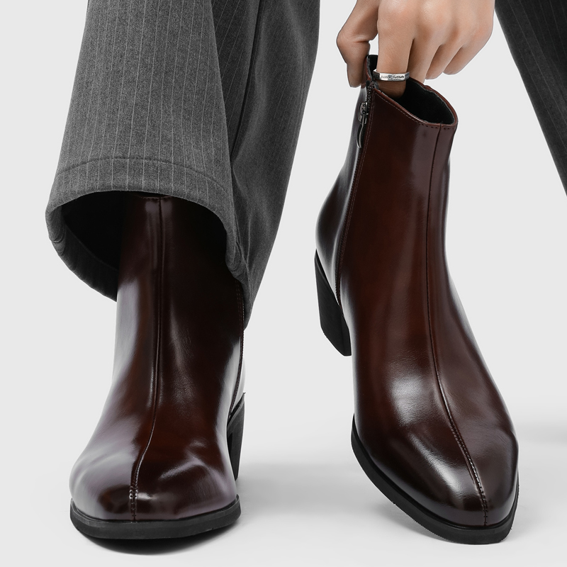 Shoes Heels Men - Men Simple and Fashionable High Heels