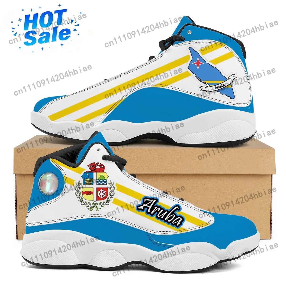 ARUBA Flag Print Custom Cool M - Men'S Shoes For Tennis 评论和价格