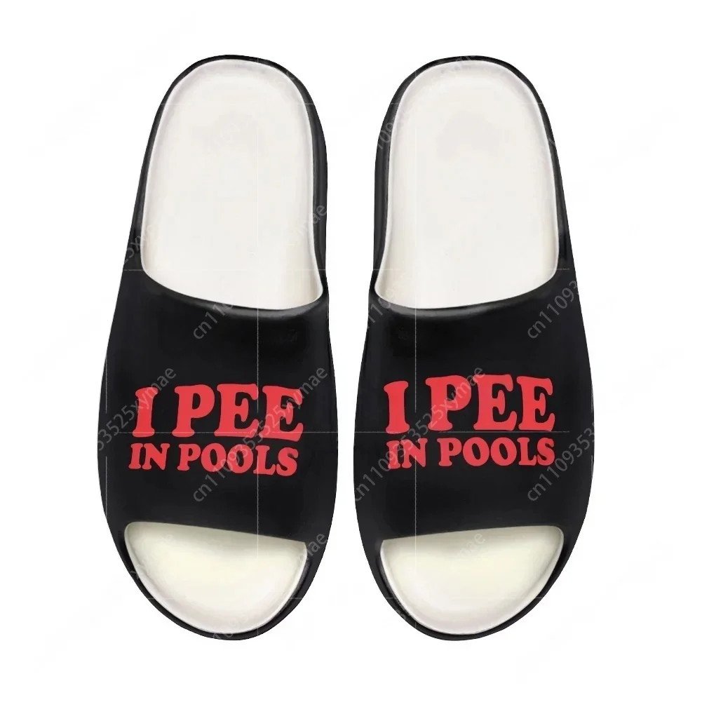 I Pee in Pools Soft Sole Sllip - Men Shoes On 评论和价格