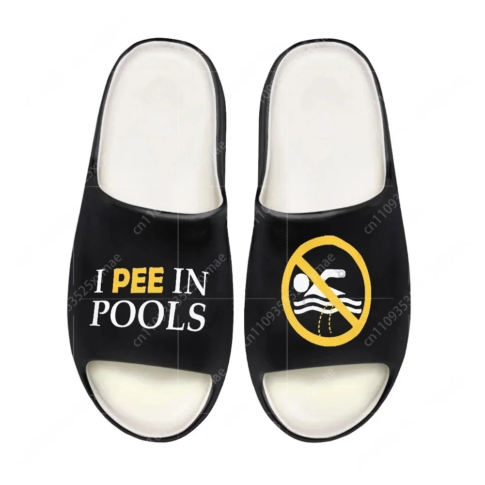 I Pee in Pools Soft Sole Sllip - Men Shoes On 评论和价格