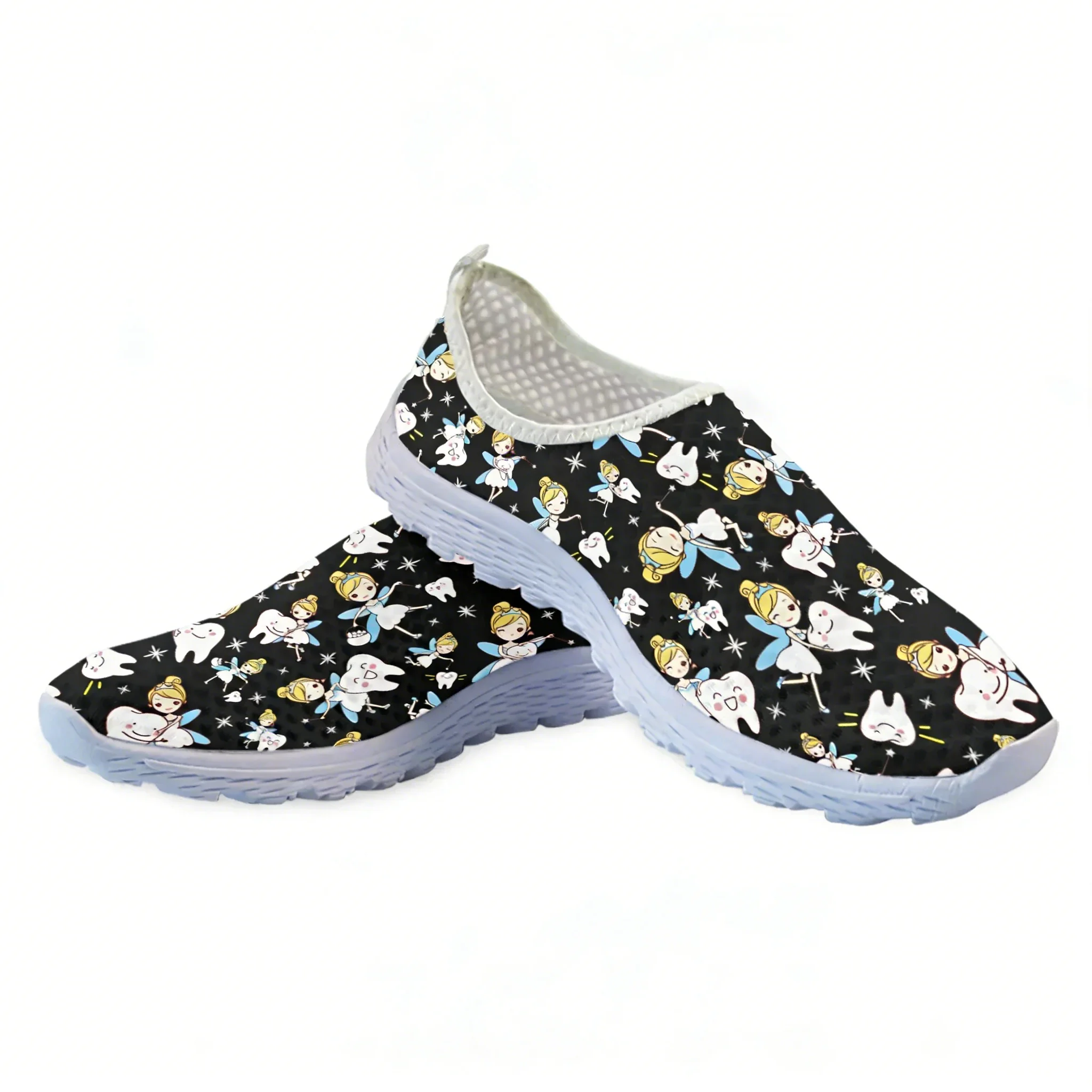 Cute Cartoon Nurse Elf/Teeth M - Men'S Shoes For Tennis 评论和价格