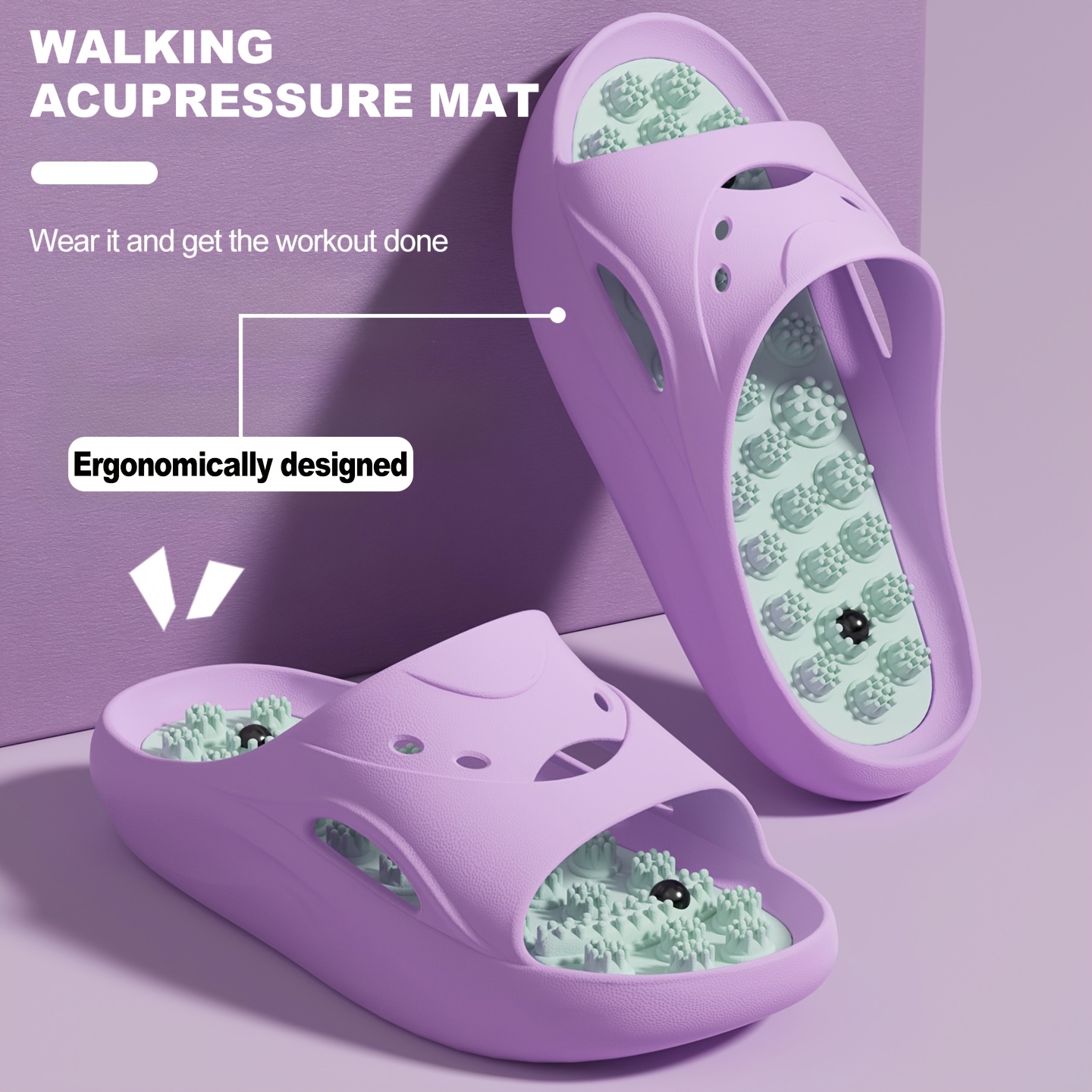 Women Men EVA Massage Slippers - Men Shoes On 评论和价格