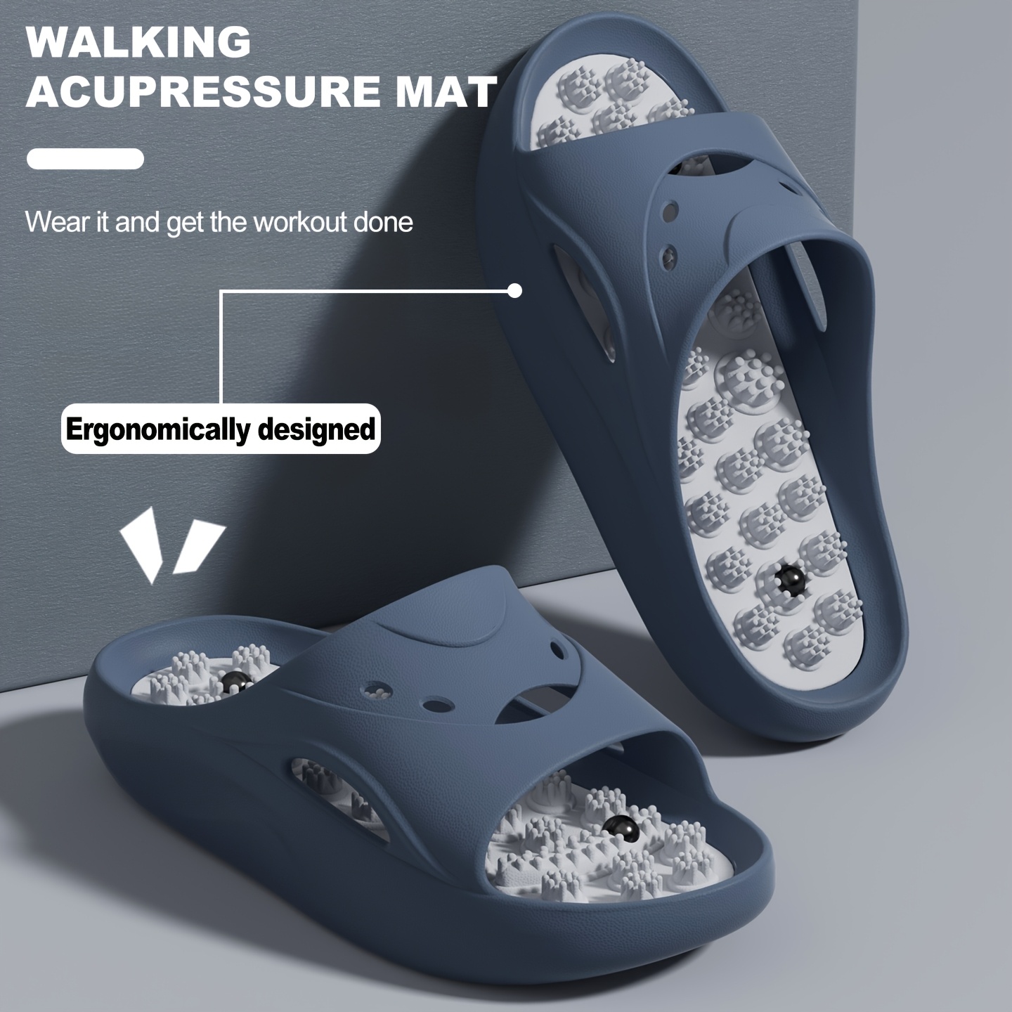 Women Men EVA Massage Slippers - Men Shoes On 评论和价格