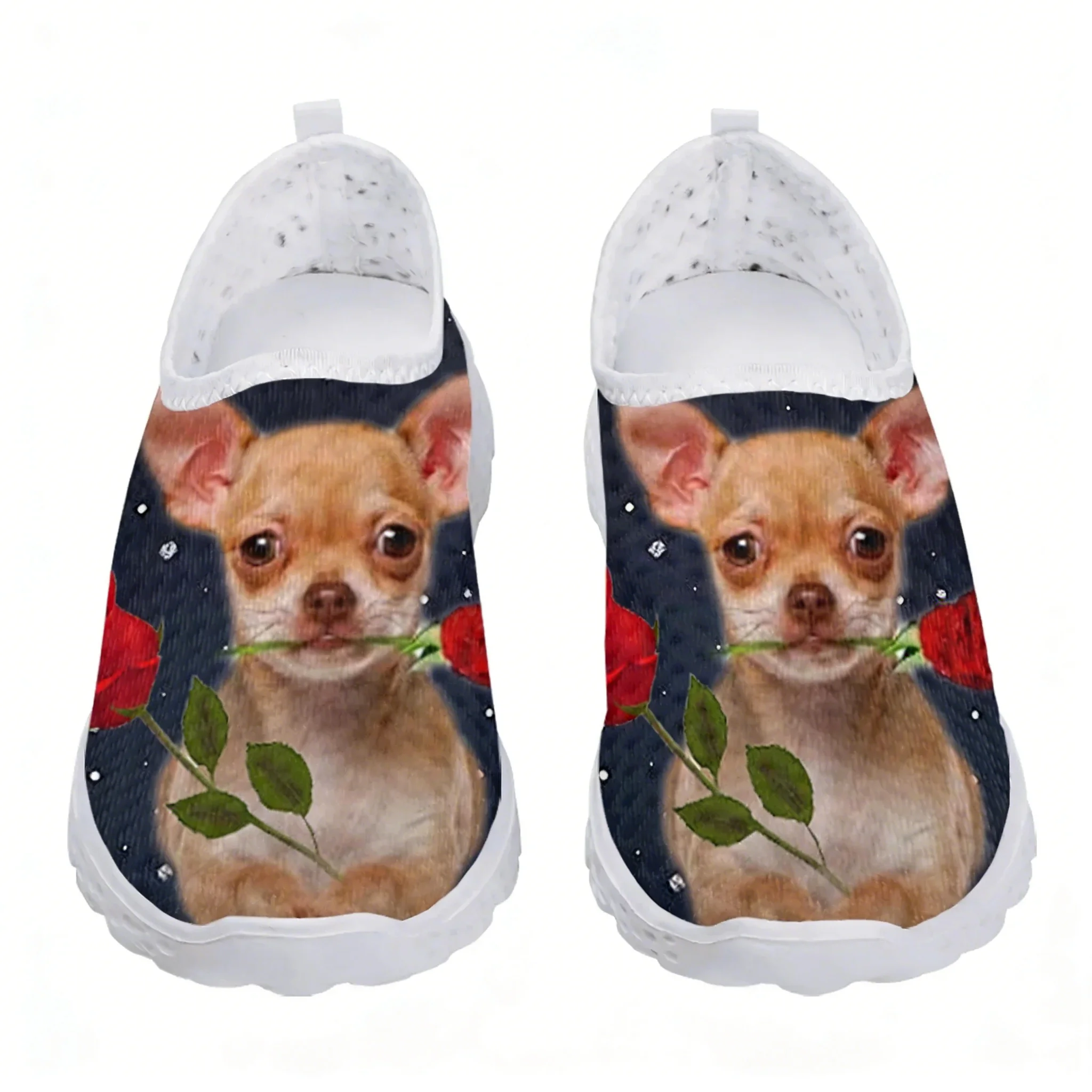 Chihuahua Rose Flower Design M - Men'S Shoes For Tennis 评论和价格