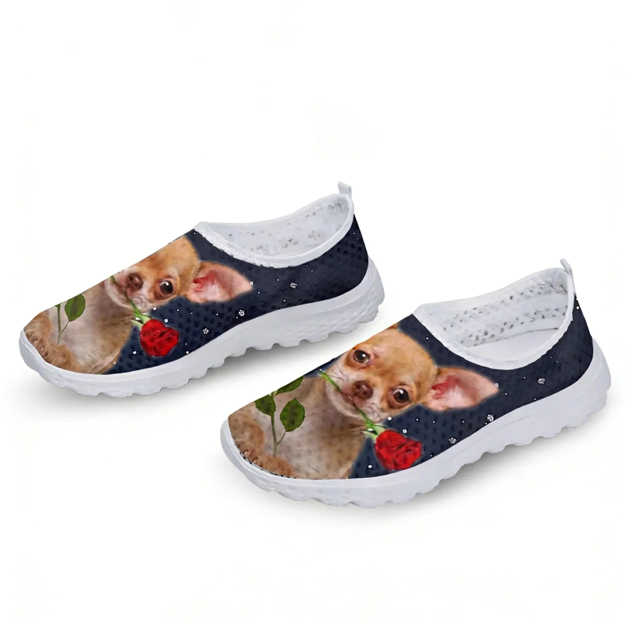 Chihuahua Rose Flower Design M - Men'S Shoes For Tennis 评论和价格