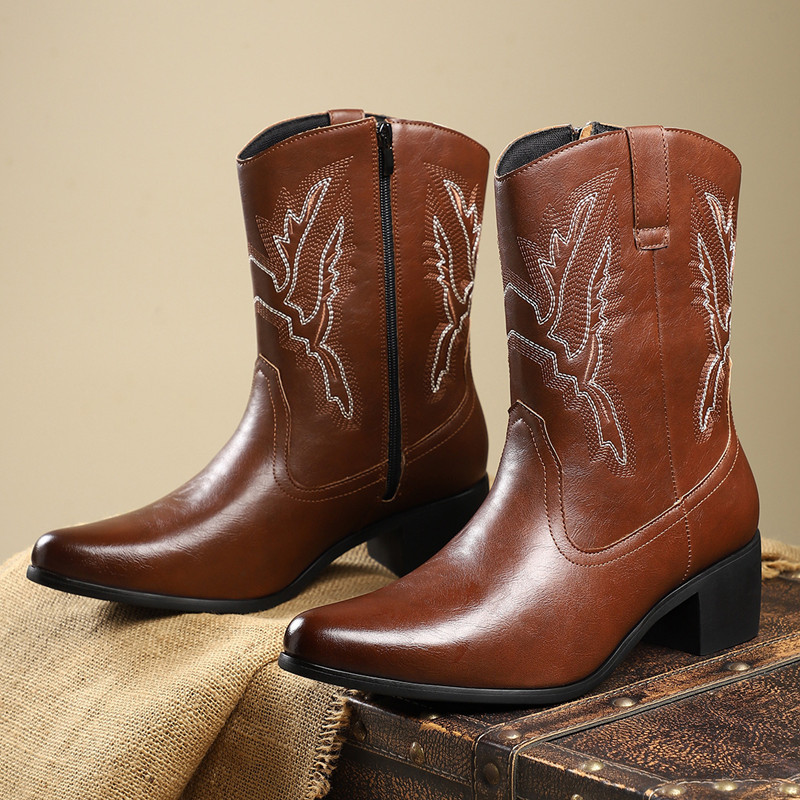 2026 Men Classic Retro Western - Men Shoes Classic 评论和价格