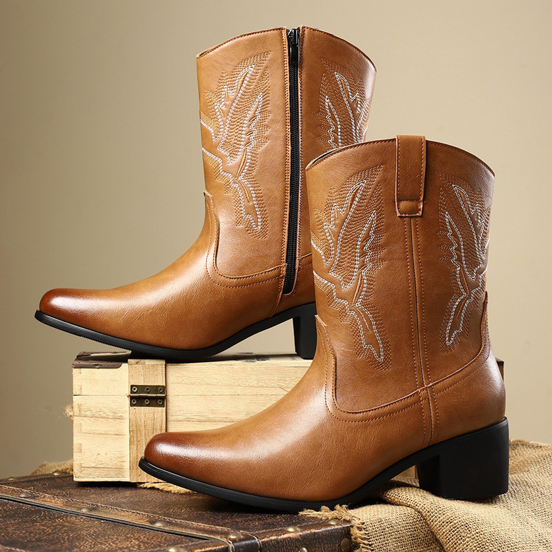2026 Men Classic Retro Western - Men Shoes Classic 评论和价格