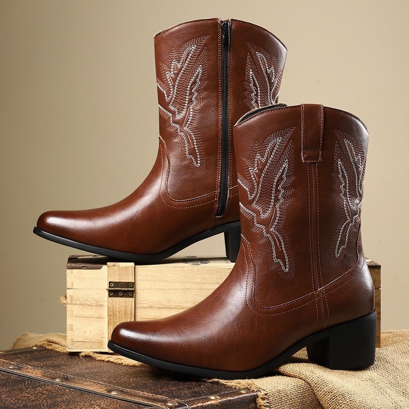 2026 Men Classic Retro Western - Men Shoes Classic 评论和价格