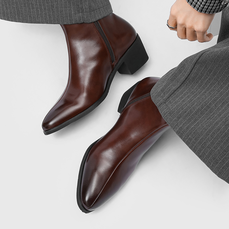 Men Simple and Fashionable Hig - Shoes Heels Men 评论和价格