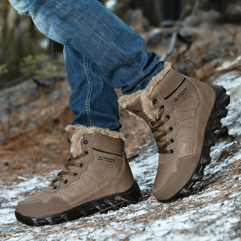 Men's Winter Boots Warm Waterp - Men'S Shoes For Tennis 评论和价格