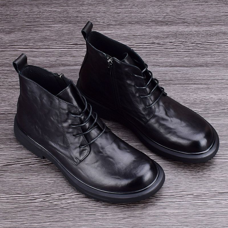 Men Chelsea Boots British Styl - Men'S Shoes Business Casual 评论和价格