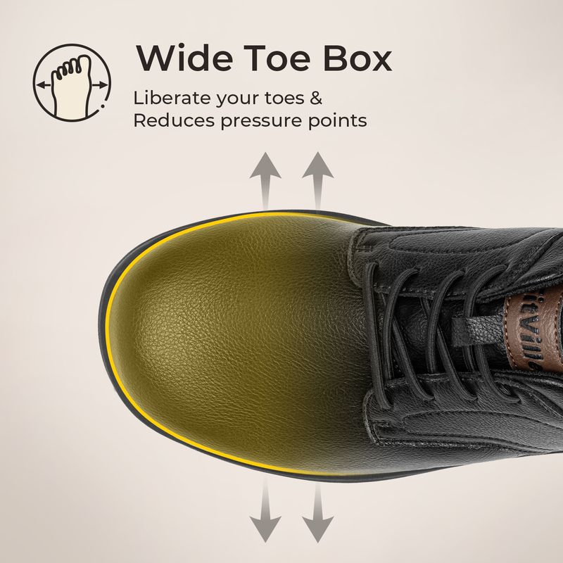 ItVille Men's Wide Width Leath - Men'S Shoes For Wide Feet 评论和价格
