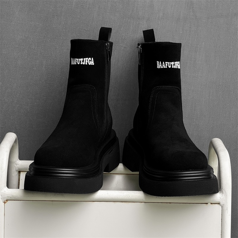 Winter Europe America Retro Th - Men'S Shoes Height Increase 评论和价格