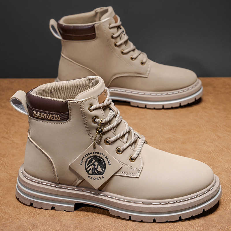 Autumn and Winter Retro Short  - Men'S Shoes Height Increase 评论和价格