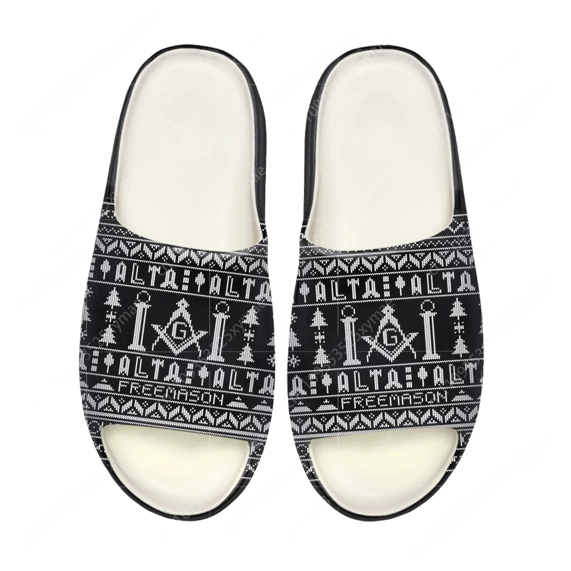 Masonic Mason Freemason Patter - Men Shoes On 评论和价格