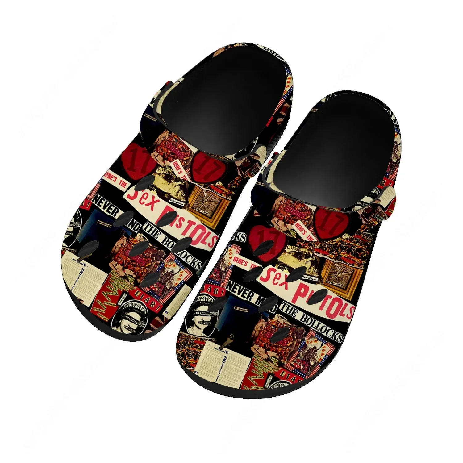 Sex Pistols Home Custom Sandal - Men Shoes High 评论和价格