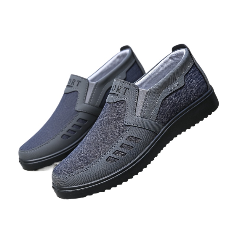 Men Slip‑On Canvas Loafers Bre - Men'S Shoes Business Casual 评论和价格